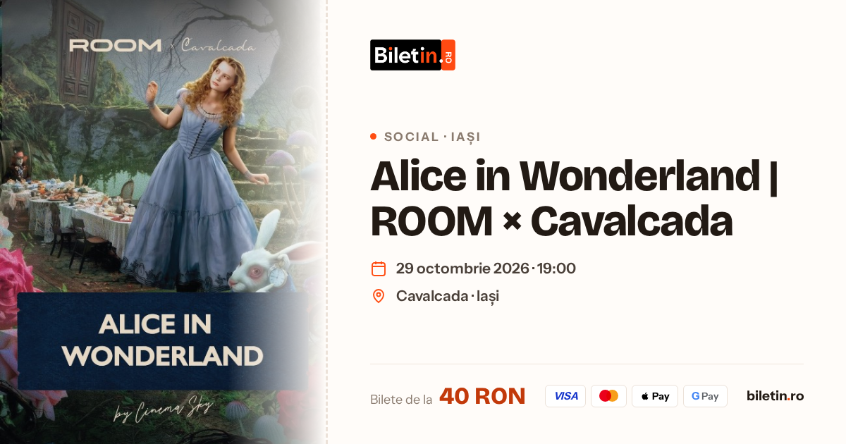 Alice in Wonderland | ROOM × Cavalcada