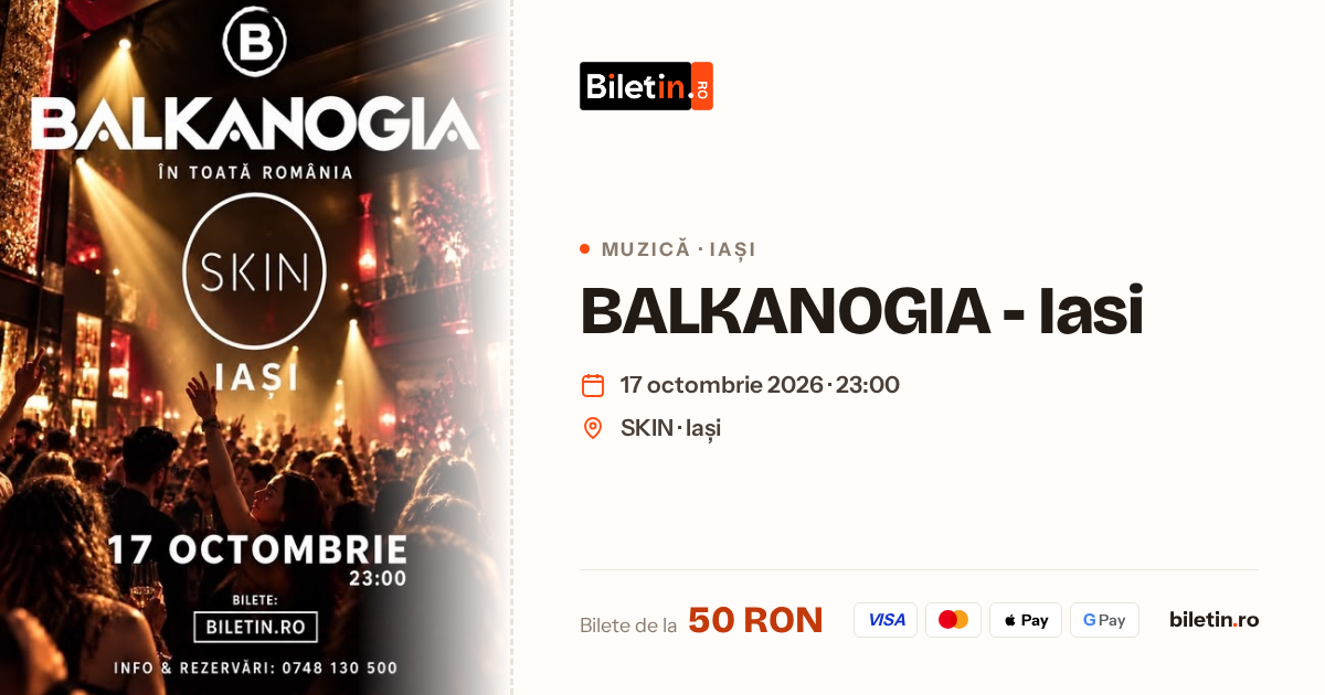 BALKANOGIA - Iasi