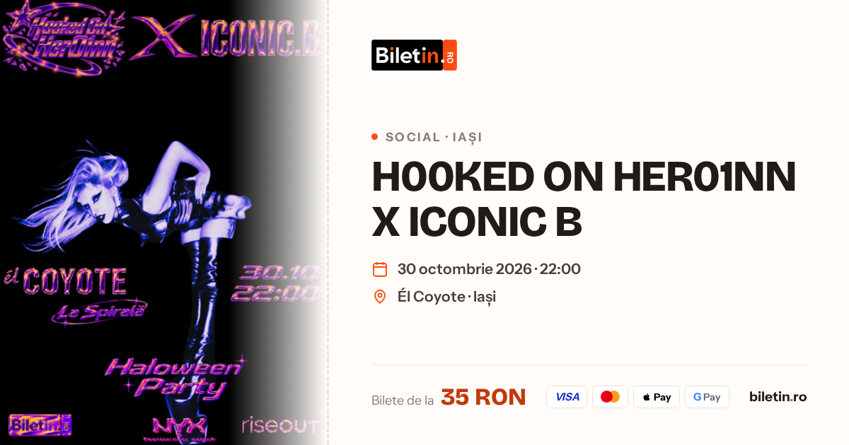 H00KED ON HER01NN X ICONIC B