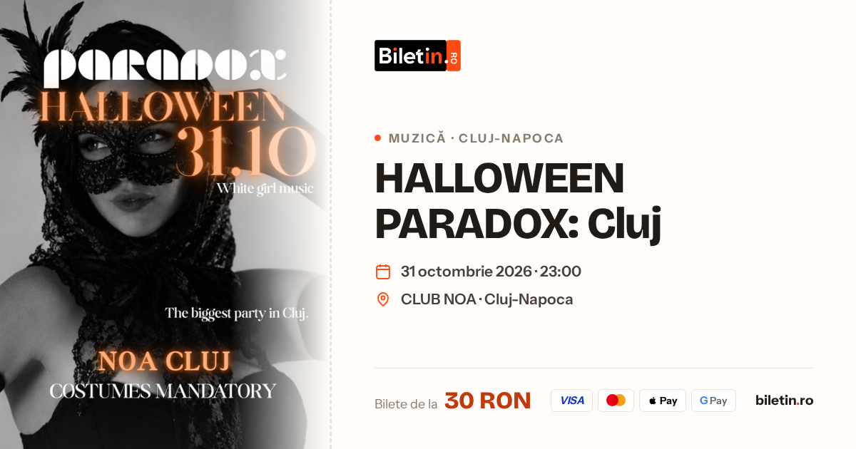 HALLOWEEN PARADOX: Cluj