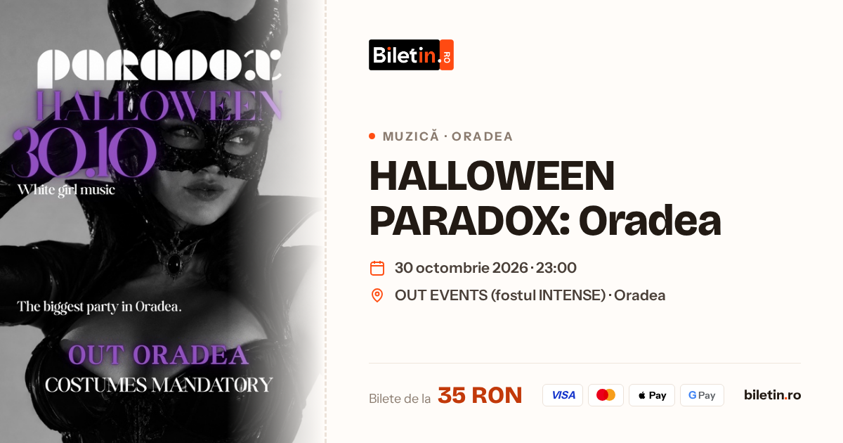 HALLOWEEN PARADOX: Oradea