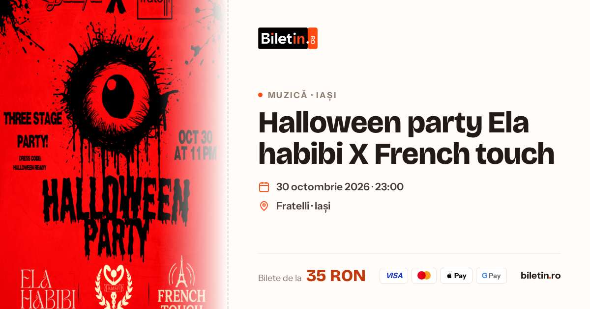 Halloween party Ela habibi X French touch