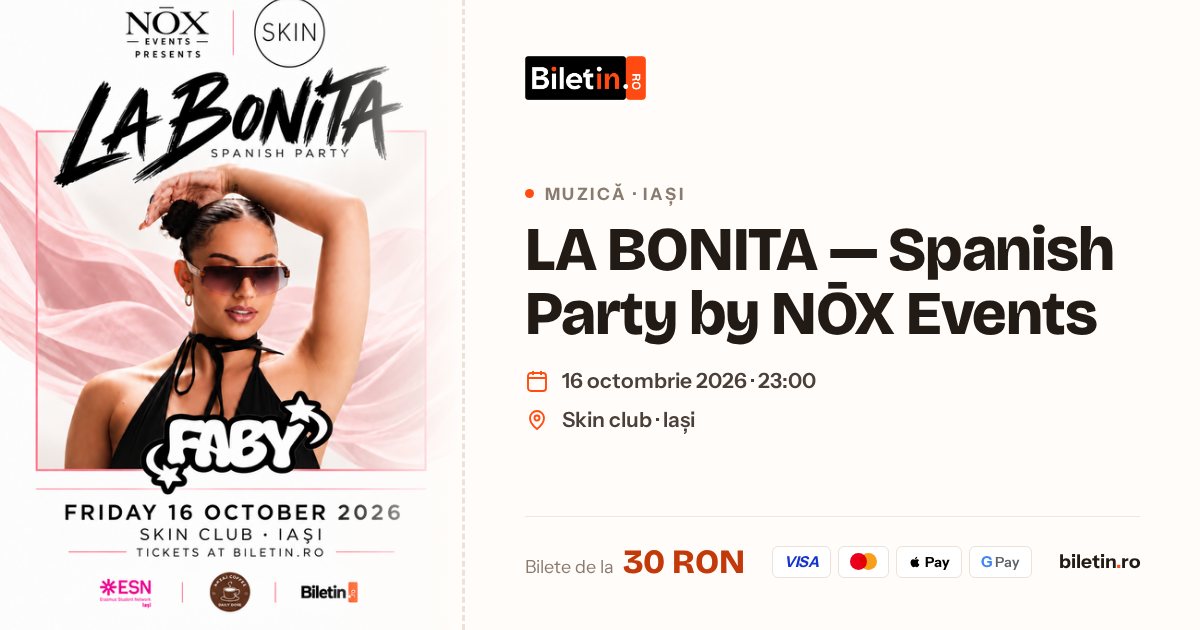 LA BONITA — Spanish Party by NŌX Events