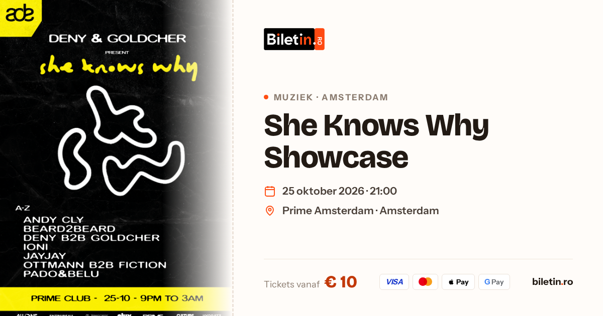 She Knows Why Showcase
