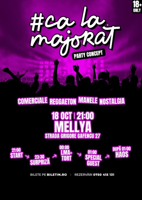 Poster Ca La Majorat Party Concept