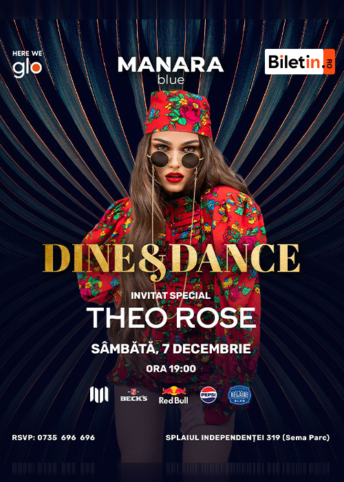 Poster Dine&Dance - Theo Rose