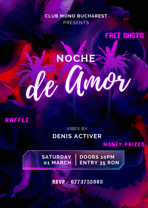 Bilete Noche De Amor - Spring Edition - Club Mono