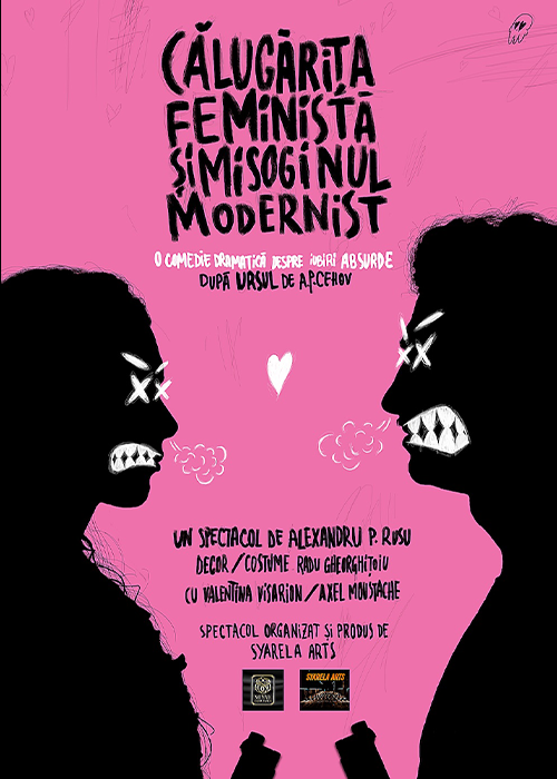 Poster Călugărița feministă și misoginul modernist după Ursul de A.P.Cehov 