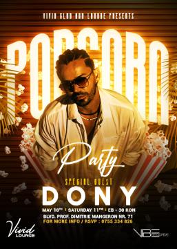 POPCORN PARTY | SPECIAL GUEST DONY