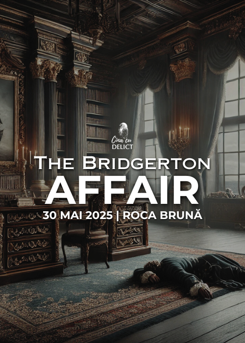 Poster Cină cu Delict: The Bridgerton Affair | Roca Brună (AR)