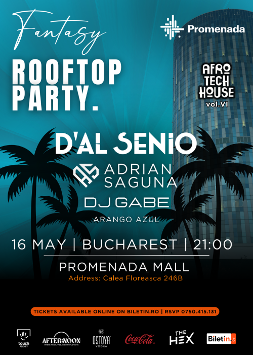 Poster D’al Senio at AFRO-TECH-HOUSE vol. VI by Fantasy