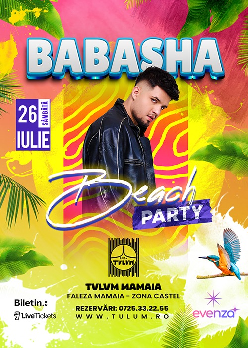 Bilete Babasha Beach Party @ TULUM