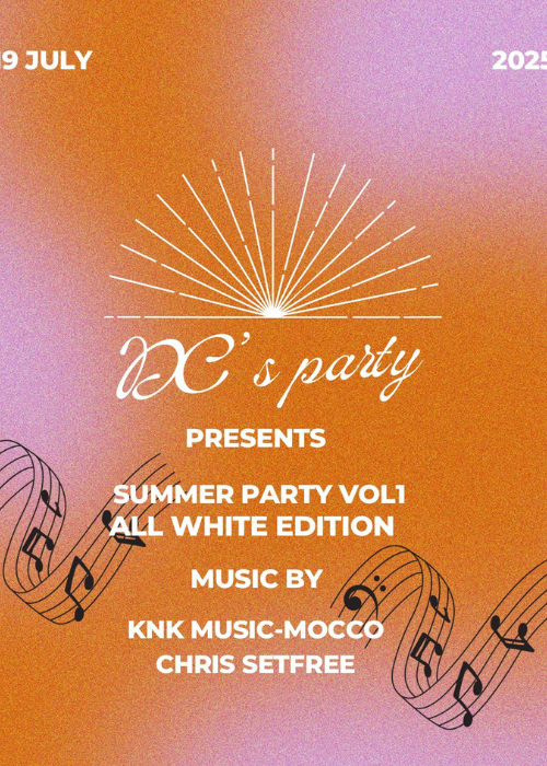 Poster DC’S PARTY summer Groove 