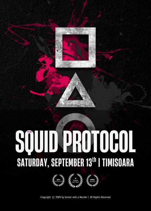 Bilete Cină cu Delict: The Squid Protocol | 𝟖 𝐘𝐞𝐚𝐫𝐬 𝐨𝐟 𝐌𝐞𝐦𝐨𝐫𝐢𝐞𝐬