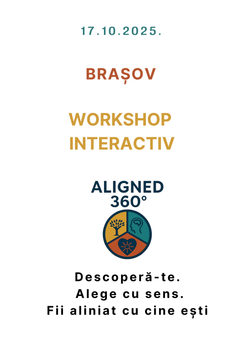 ALIGNED 360 - Descoperă-te. Alege cu sens. Fii aliniat cu cine ești.