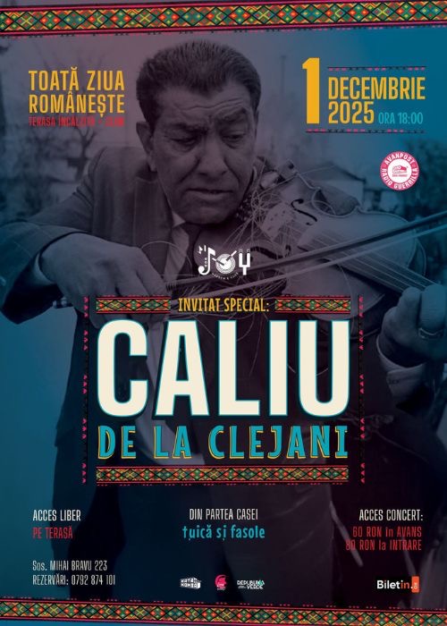 CALIU DE LA CLEJANI - 1 decembrie 2025 la nJOY