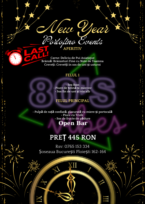 Revelion la Portofino Baneasa 