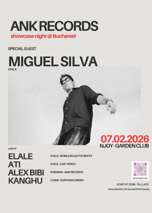 ANK RECORDS Showcase with Miguel Silva & special guests at nJOY Club Bucharest