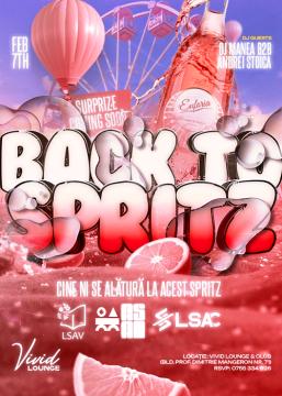 🥂 Ne vedem la șpriț? BACKTOSPRITZ, ED. 1 🥂