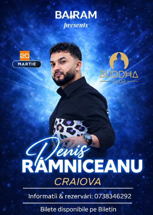 Concert Denis Râmniceanu|20 Martie Buddha club Craiova