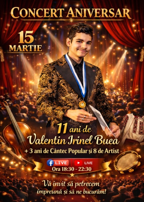 11 ani de Valentin Irinel Buea - Concert Aniversar al Activității lui Valentin Irinel Buea 