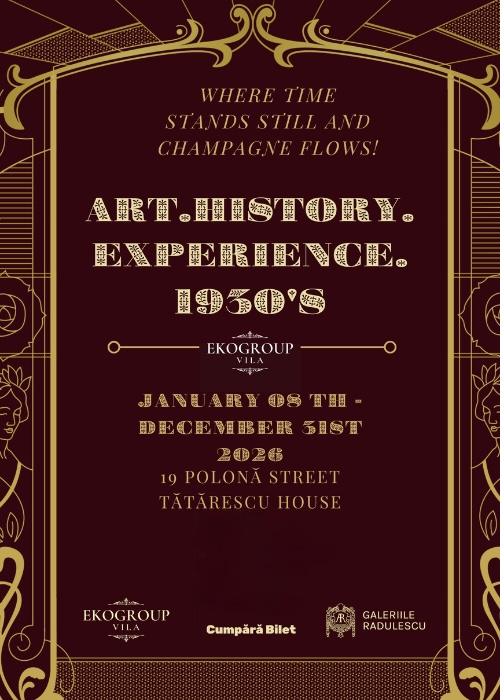 Art. History. Experience. la EkoGroup Vila – un an de istorie, artă și eleganță interbelică