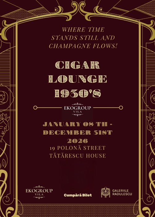 Închiriază Cigar Lounge Interbelic – Art. History. Experience. la EkoGroup Vila