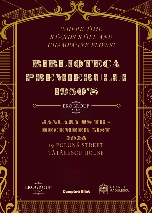 Închiriază Biblioteca Premierului Tãtãrascu – Seară de lectură și conversație la EkoGroup Vila