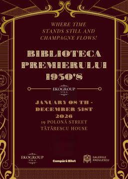 Închiriază Biblioteca Premierului Tãtãrascu – Seară de lectură și conversație la EkoGroup Vila