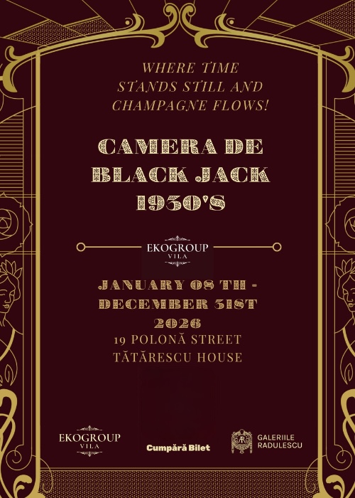 Închiriază Camera de Black Jack – Art. History. Experience. la EkoGroup Vila