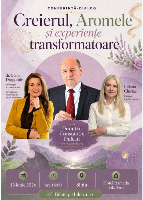 Conferința „Creierul, Aromele și Experiențe Transformatoare” 